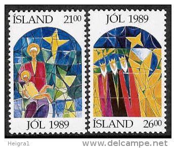 Iceland 1989 MNH/**/postfris/postfrisch Michelnr. 712-713 - Ungebraucht