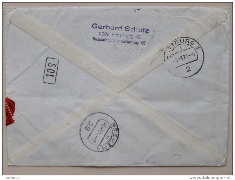 DEUTSCHLAND / GERMANY // Express-Brief, 1971, Mischfrankatur - Briefe U. Dokumente
