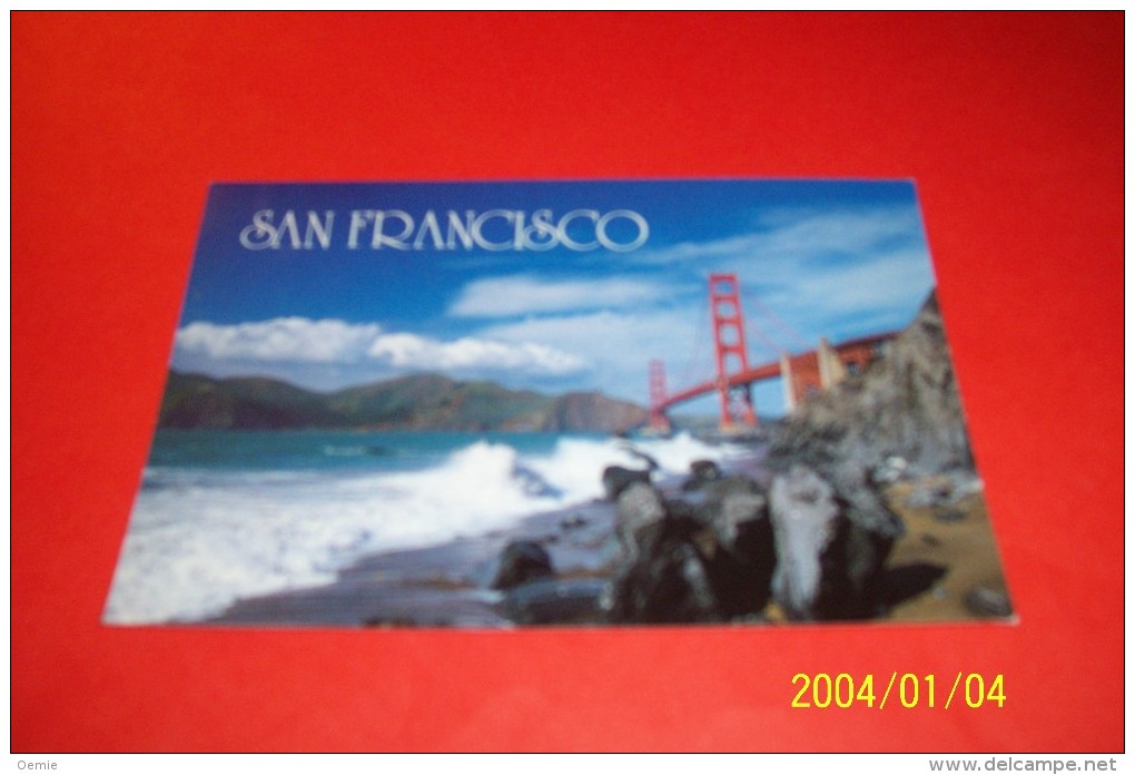 M 350 ° CANADA   AVEC PHILATELIE  ° SAN FRANCISCO ° THE GOLDEN GATE BRIDGE - Cartes Modernes