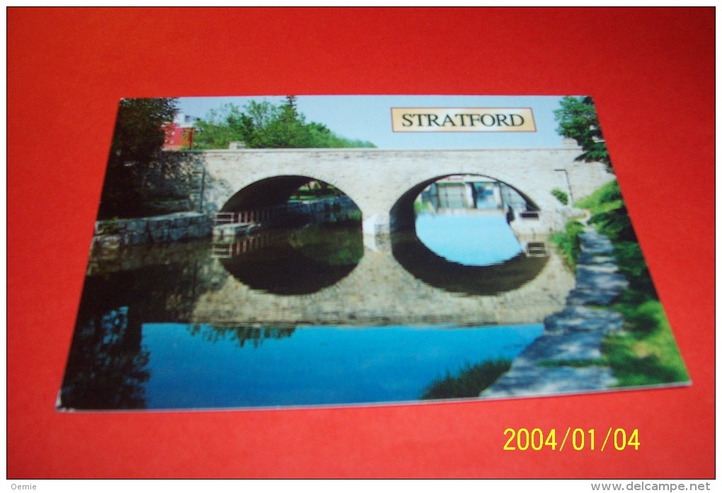 M 351 ° CANADA   AVEC PHILATELIE  ° STRATFORD 19 07 2001 - Cartes Modernes