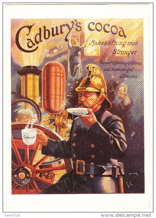 FIREMEN - 'Cadbury's Cocoa - Makes Strong Men Stronger' - Brandweer