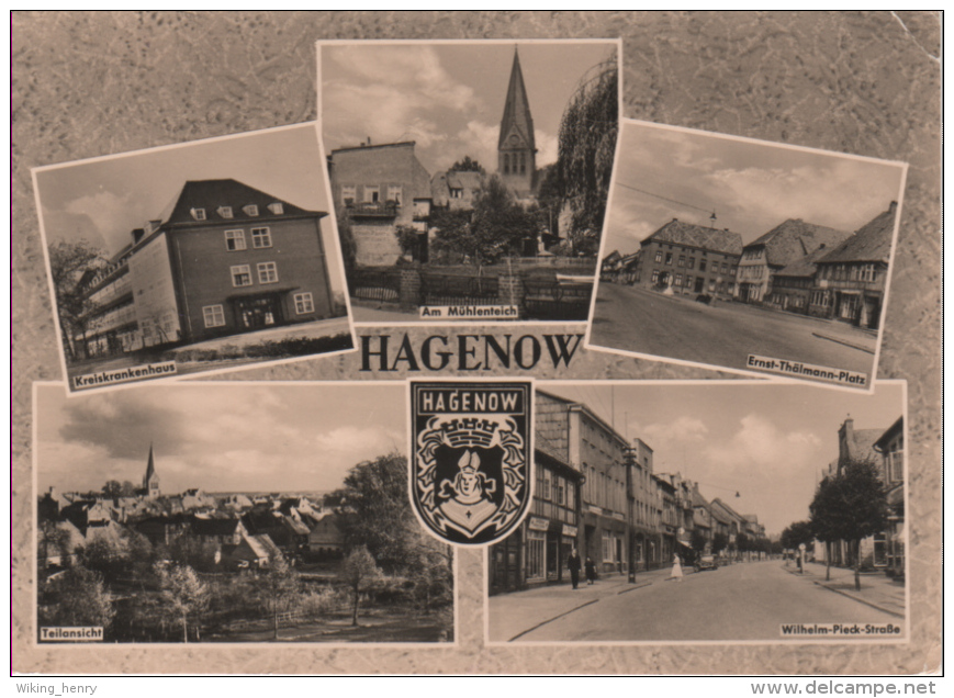 Hagenow - S/w Mehrbildkarte 1 - Hagenow