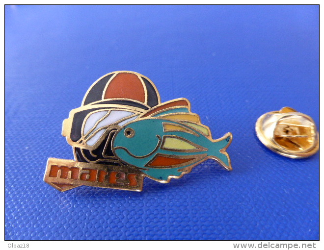 Pin's Plongée Sous Marine - Mares équipement - Masque Poisson (PQ67) - Plongée