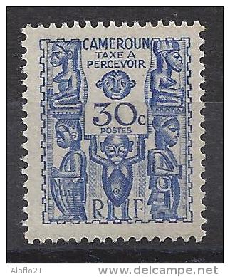 CAMEROUN - TAXE N° 18 -  NEUF SANS CHARNIERE - LUXE - Neufs