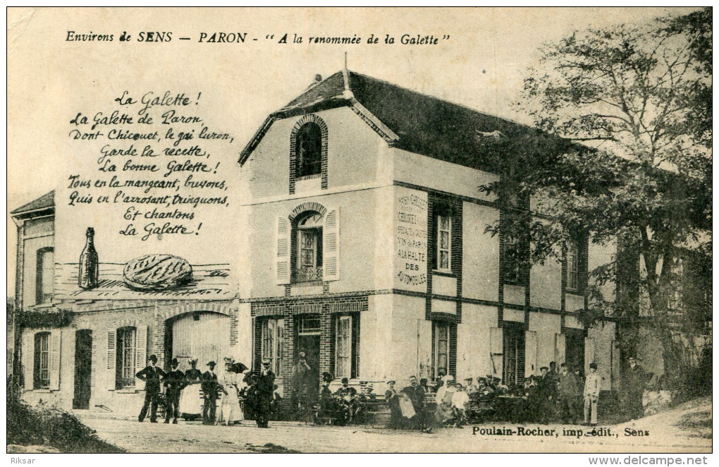 PARON(YONNE) RESTAURANT LA GALETTE - Paron