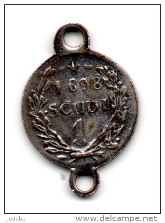 Petite Piéce Ou Médaille De Saint-marin De 1698 - Varietà E Curiosità