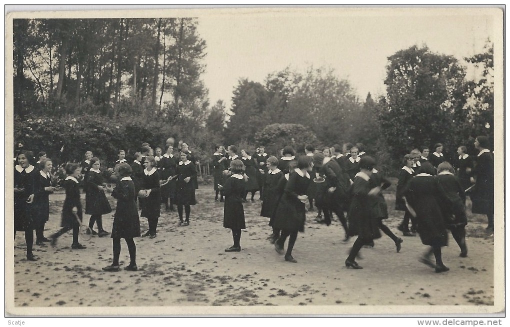 Deftinge  -  Kostschool  -  Pensionnat  -  FOTOKAART - Groepsfoto - Lierde