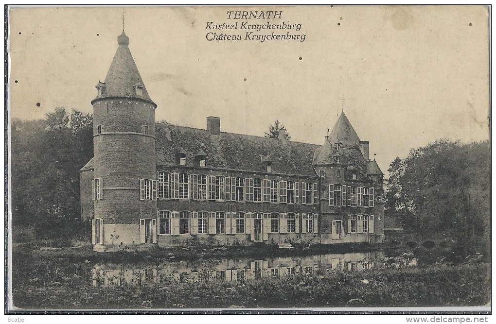 Ternath   Kasteel Kruyckenburgh    -   Waterloo  1920  Naar  Loozen - Bocholt - Ternat