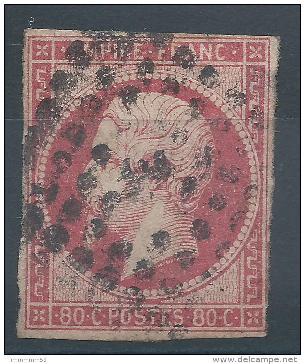 Lot N°30530  N°17, Oblit Losange E De PARIS - 1853-1860 Napoleon III