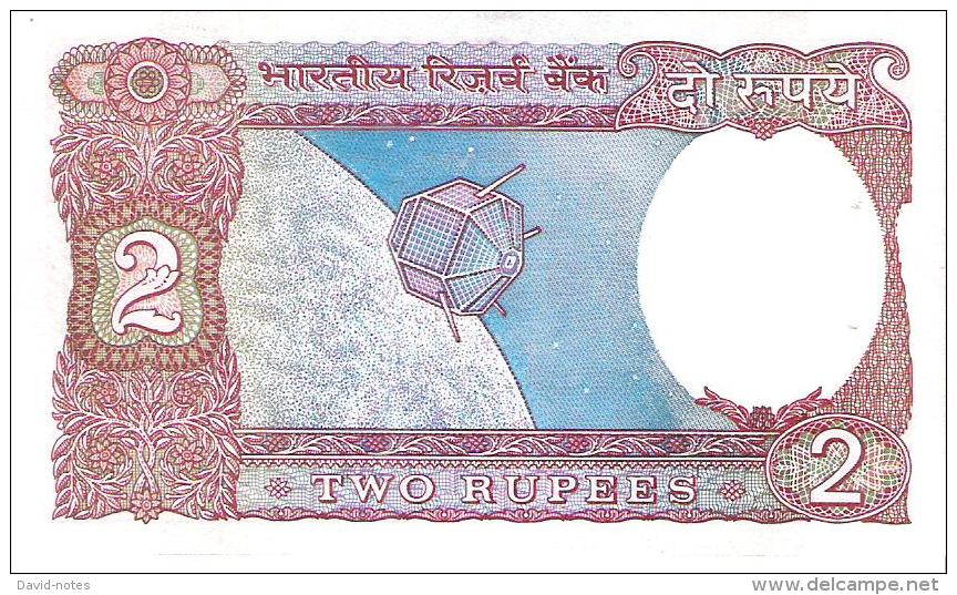 India - Pick 79j - 2 Rupees 1985-1990 - Unc - India