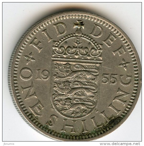 Grande Bretagne Great Britain 1 Shilling 1955 Angleterre KM 904 - I. 1 Shilling