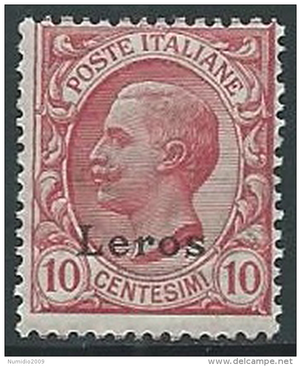 1912 EGEO LERO EFFIGIE 10 CENT MNH ** - M54-7 - Egée (Lero)