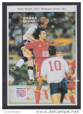 Sierra Leone 1994 World Cup Football USA  M/s  ** Mnh (WC012A) - 1994 – États-Unis