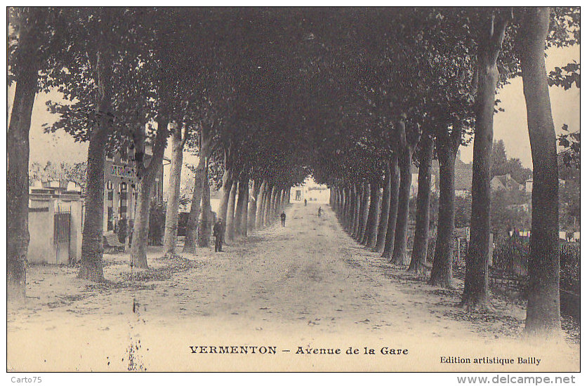 Vermenton 89 -  Avenue De La Gare - Editeur Bailly - Vermenton