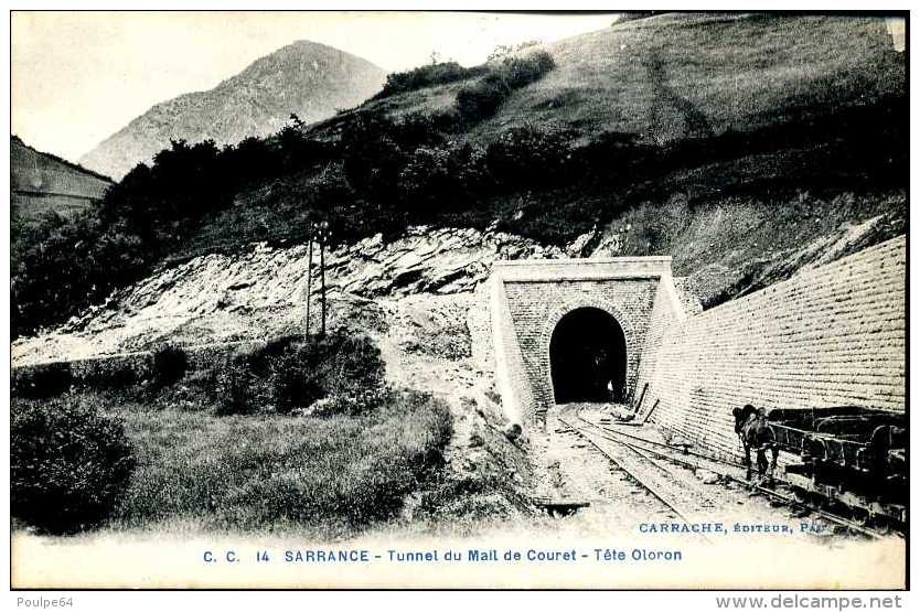 CPA - Sarrance (64) - Tunnel Ferroviaire Du Transpyrénéen - Ouvrages D'Art