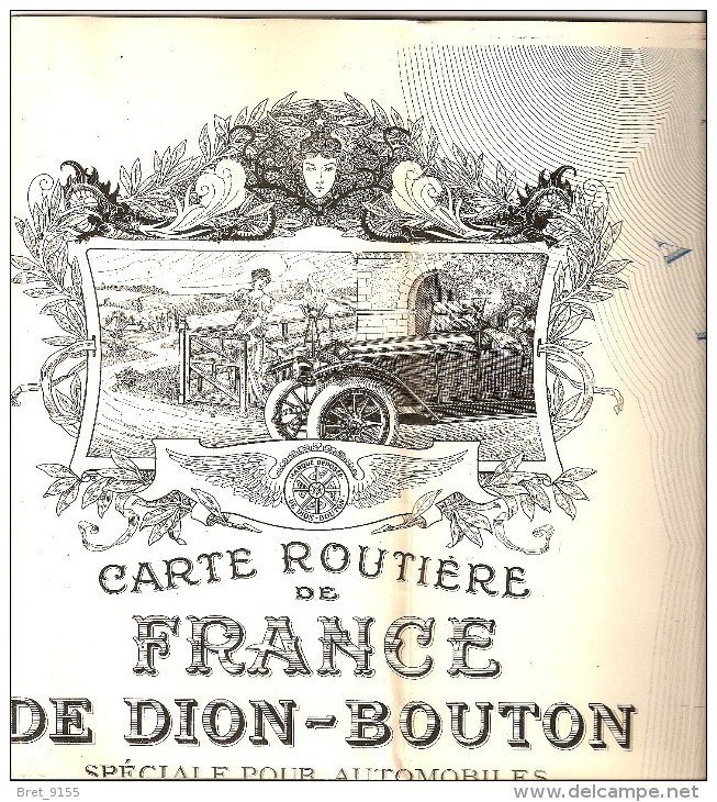 DE DION BOUTON PUTEAUX CARTES ROUTIERES ETAT EXCEPTIONNELLEMENT BIEN CONSERVE - Strassenkarten