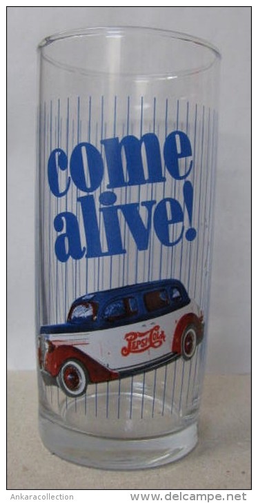 AC - PEPSI COLA - COME ALIVE RARE GLASS FROM TURKEY - Verres