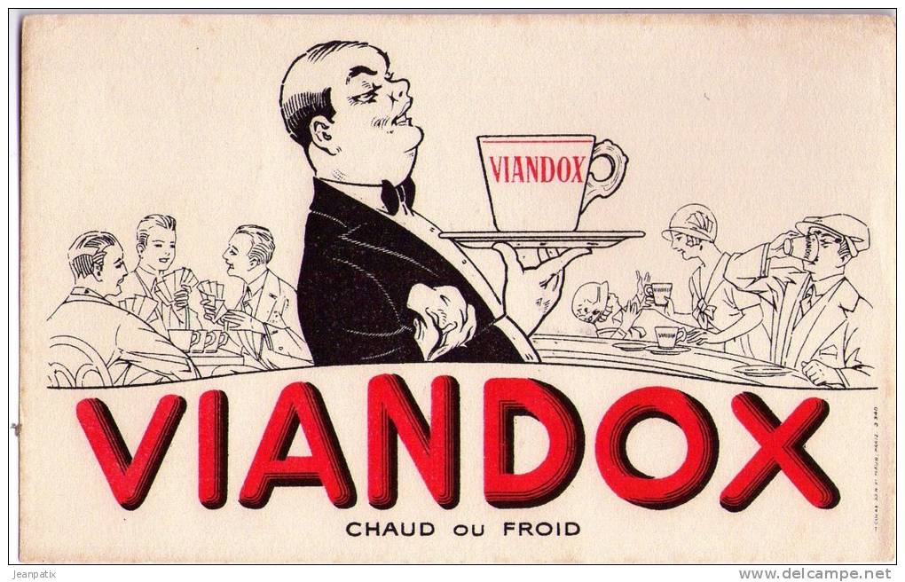 BUVARD  - VIANDOX - Chaud Ou Froid - Alimentos