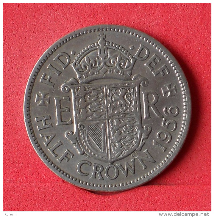 GREAT BRITAIN HALF CROWN 1956 -    KM# 907 - (Nº14516) - K. 1/2 Crown