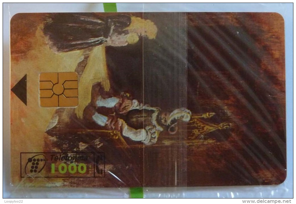 SPAIN - Chip - 1000 Units - Miguel De Cervantes 450 Aniversario - CP-105 - Mint Blister - Colecciones