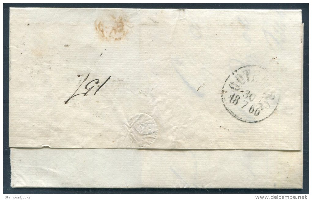 1866 GB London Via Hull, Goteborg - Uddevalla, Sweden - Other & Unclassified