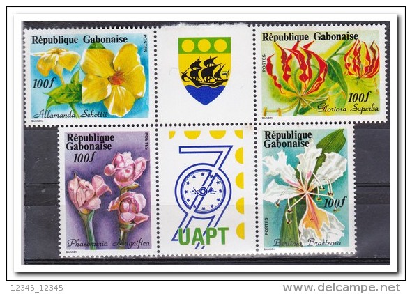 Gabon, Postfris MNH, Flowers - Gabon (1960-...)