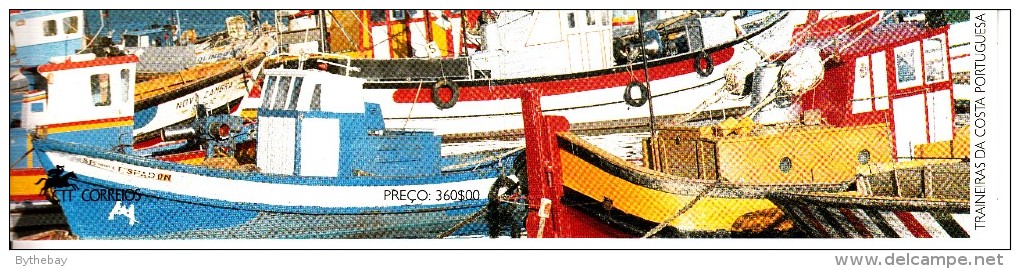 Portugal Booklet Scott #2016b Pane Of 4 Trawlers: Maria Arminda, Bom Pastor, De Aladores, Sueste - Carnets