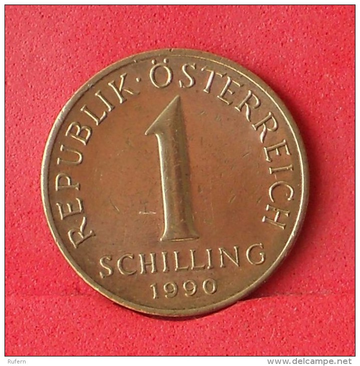 AUSTRIA 1 SCHILLING 1990 -    KM# 2886 - (Nº14586) - Autriche