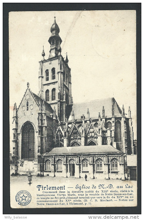 T. CPA - TIRLEMONT - TIENEN - Eglise De N-D Au Lac  // - Tienen