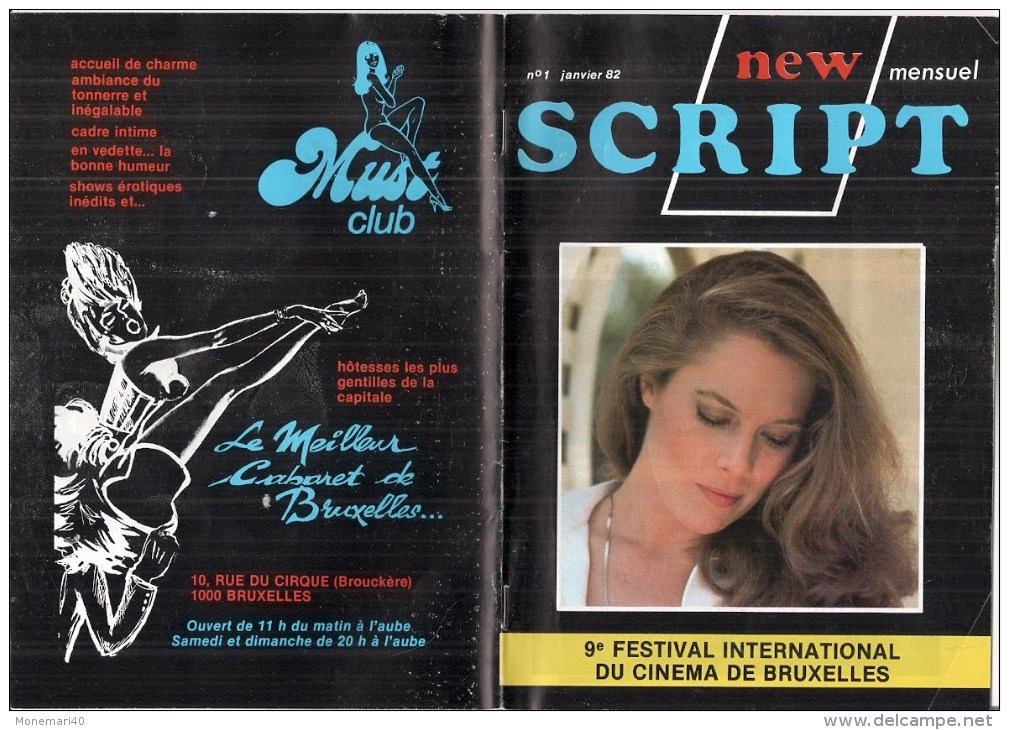 NEW SCRIPT - MENSUEL - N° 1 - JANVIER 1982.(9e Festival International Du Cinéma De Bruxelles) - Zeitschriften
