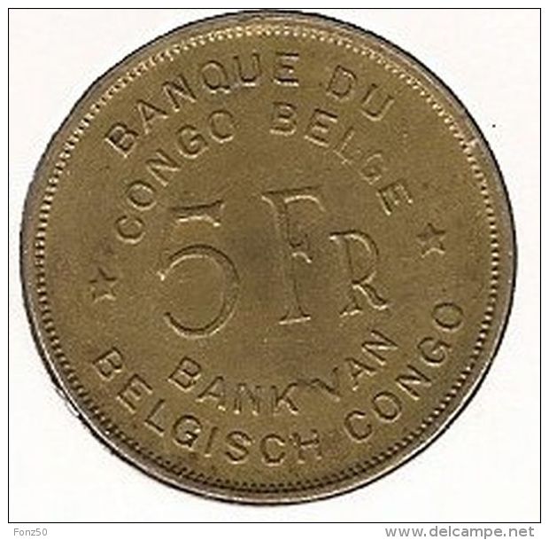 CONGO - PRINS KAREL  * 5 Frank 1947 * Prachtig * Nr 2912 - 1945-1951: Regencia