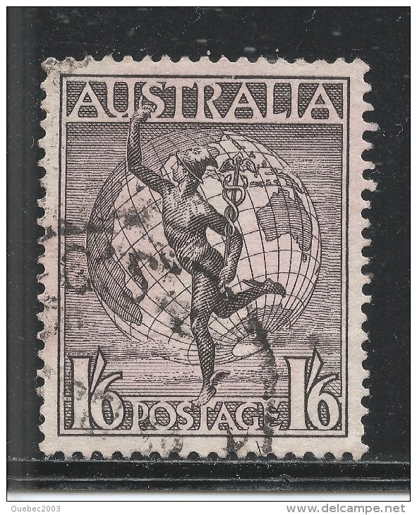 Australia 1956. Scott #C7 (U) Mercury And Globe ** - Used Stamps