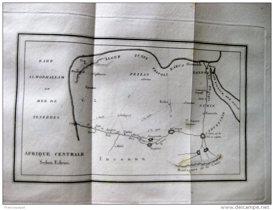 3 Cartes Historiques Tirées De "Histoire Complète Des Voyages Et Découvertes En Afrique 1821 - Geographische Kaarten