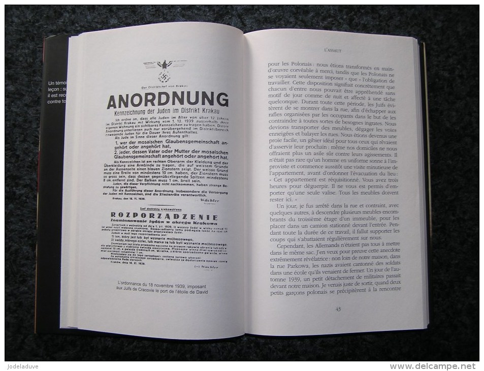 LA VERITABLE HISTOIRE DE LA LISTE DE SCHINDLER Pemper M Guerre 40 45 Déportation Camps Juifs Ghetto Cracovie - Guerre 1939-45