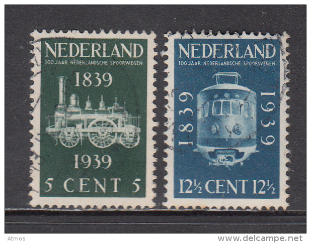 The Netherlands Used NVPH Nr 325/26 From 1939 / Catw 5.25 EUR - Oblitérés