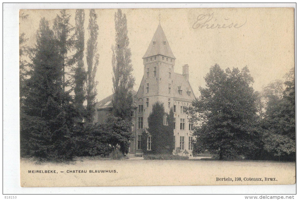 Meirelbeke - Château Blauwhuis - Merelbeke