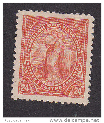 El Salvador, Scott #142, Mint No Gum, Peace, Issued 1896 - El Salvador