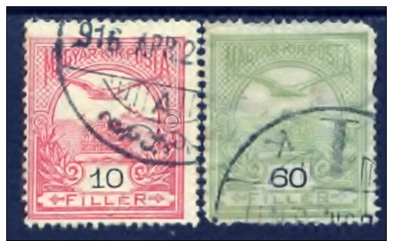 Hongarije 1900, Magyar, Hungary, Hongrie, Ungarn, SG 121, 130, Sc 55, 62, YT 46, 51 - Usado