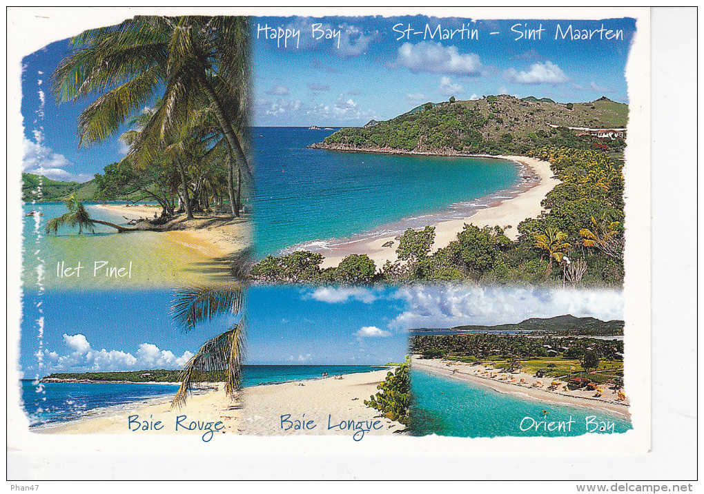 ANTILLES NEERLANDAISES, Sait Martin, Saint Maarten, Plages, Ed. Exbrayat 1990 Environ - Saint-Martin