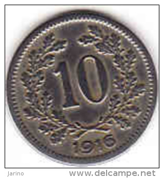 Österreich - AUSTRIA, 10 HELLER 1916 - Oesterreich