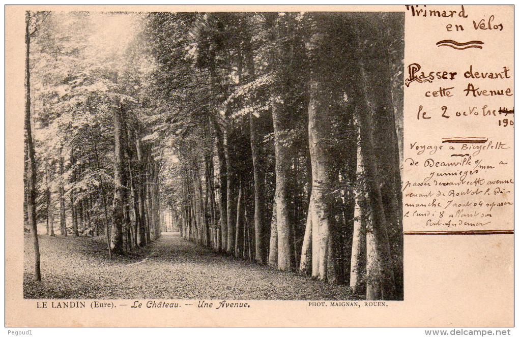 CARTE POSTALE ANCIENNE. EURE. LE LANDIN. - Other & Unclassified