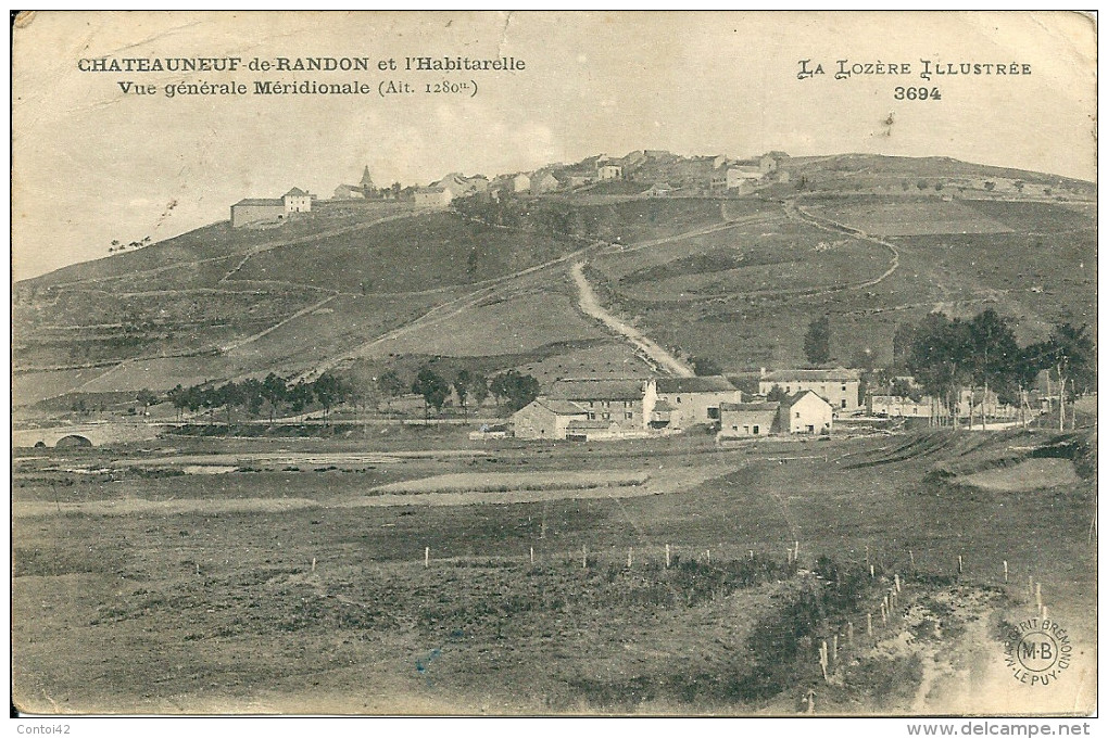 48 LOZERE CHATEAUNEUF DE RANDON GEVAUDAN - Chateauneuf De Randon