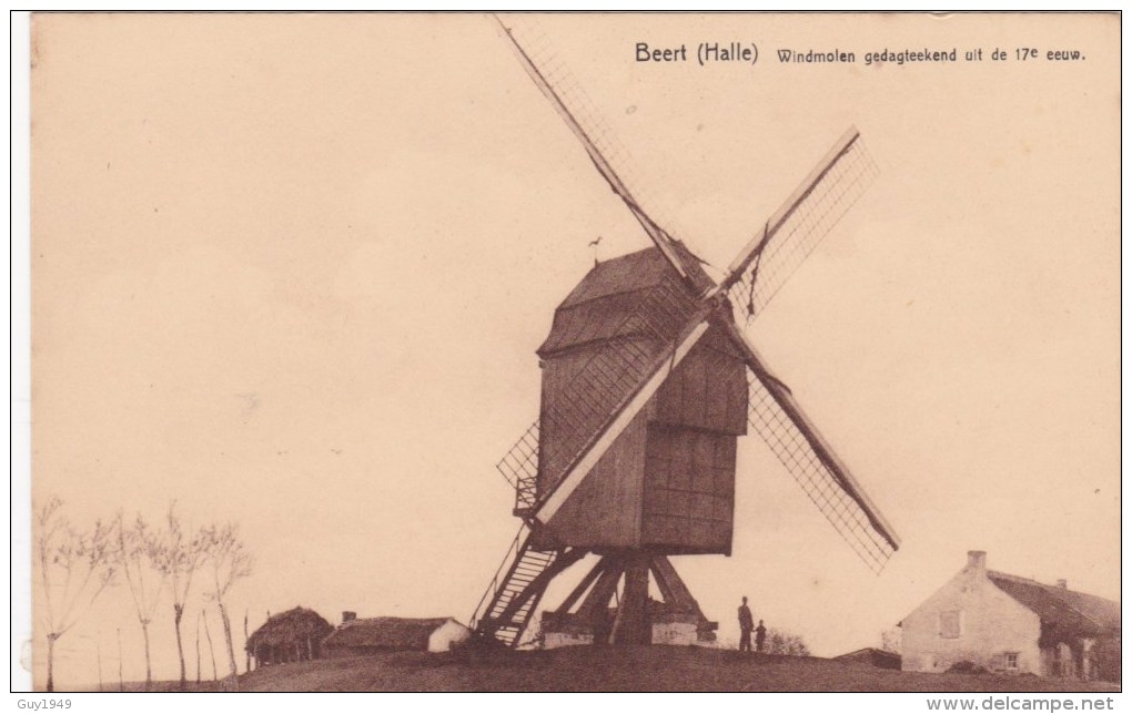 BEERT WINDMOLEN UIT DE 17 EEUW     MOLIN DE 17 SCIECLE - Pepingen