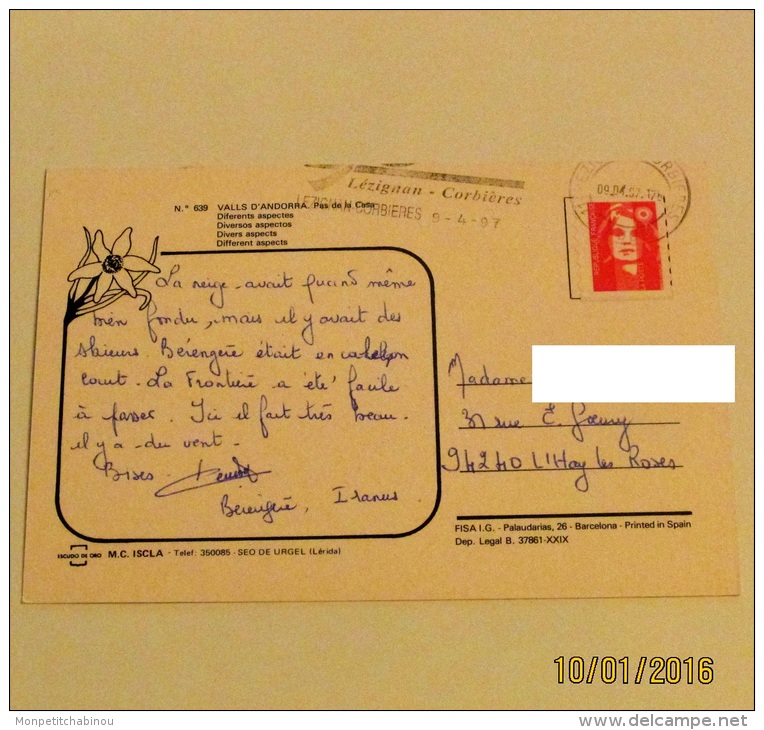 Carte Postale PAS DE LA CASA - Andorre