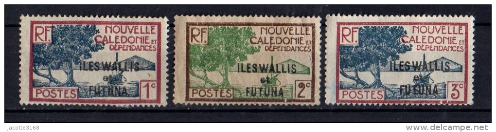 Wallis Et Futuna 1960-1961  Baie Des Palétuviers - Used Stamps