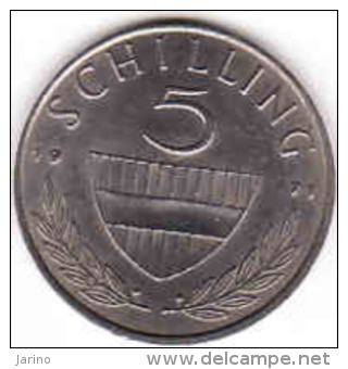 Osterreich - Austria,  5 SCHILLING 1971 - Oesterreich