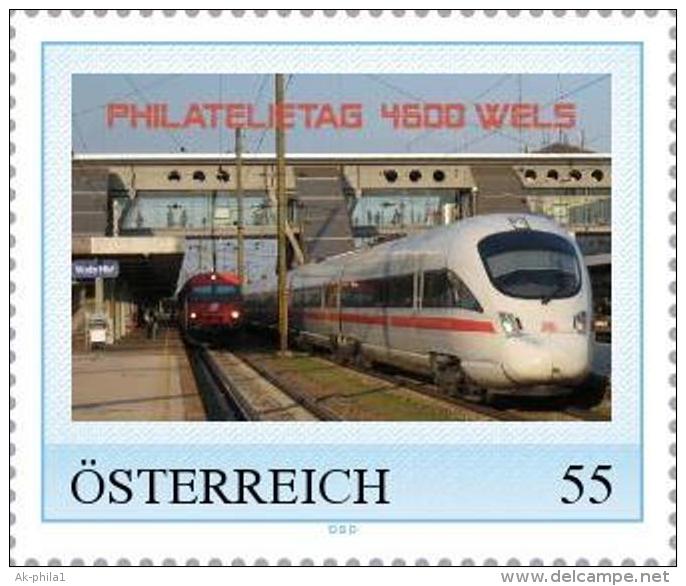 Philatelietag 4600 Wels - Zug - Pers.Briefmarke - 8024450** - Personalisierte Briefmarken