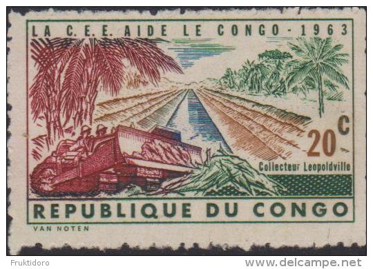 Congo Mi 131 The European Union Is Helping Congo - 1963 - Africa (Varia)