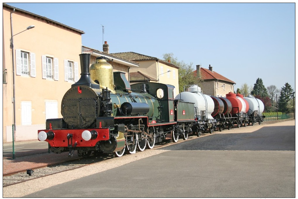 Romaneche Thorins (71) Locomotive A Vapeur 4A51 (type 040) - Trains