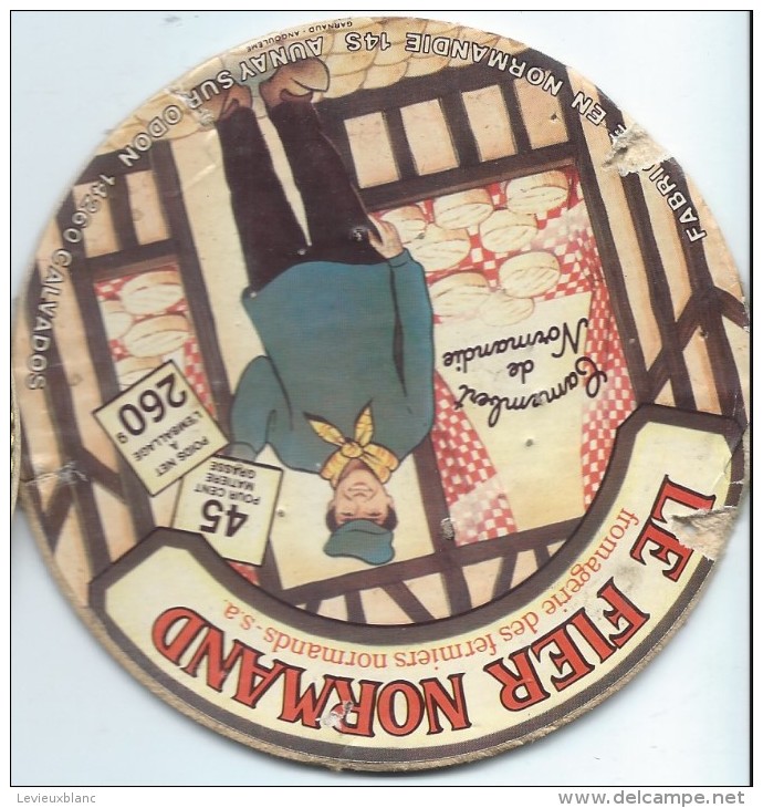 Etiquette De Fromage /Camembert/Normandie/Le Fier Normand/Aunay Sur Audon/Calvados/ Années 1960-1970     FROM3 - Collections